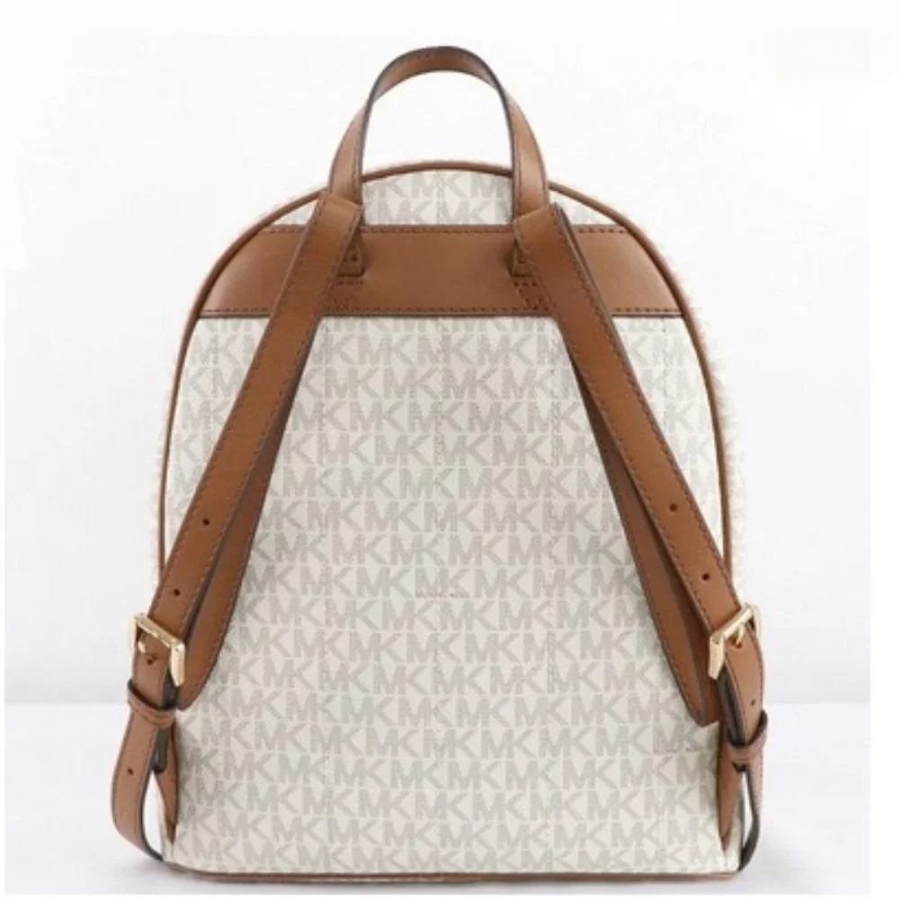 MICHAEL KORS Kenly Medium Backpack Signature Vanilla Bag